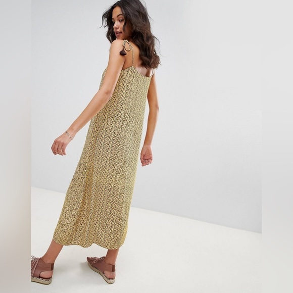 Faithfull the Brand / Arrieta slip dress Raquel Floral Print midi tassel Midi S - Picture 11 of 13